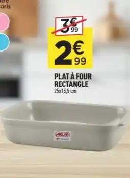 Centrakor Plat à four rectangle offre