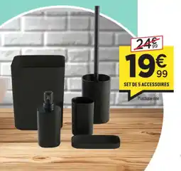Centrakor Set de 5 accessoires offre