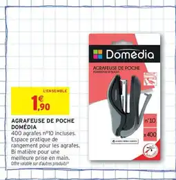 Intermarché Contact DOMÉDIA Agrafeuse de poche offre
