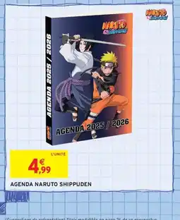 Intermarché Contact Agenda naruto shippuden offre
