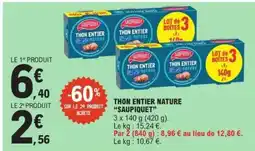E.Leclerc Thon Entier Nature Saupiquet offre