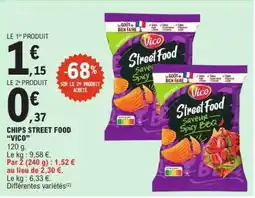 E.Leclerc Chips Street Food Vico offre