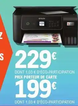 E.Leclerc Epson Printer offre