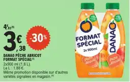 E.Leclerc DANAO PÊCHE ABRICOT FORMAT SPÉCIAL offre