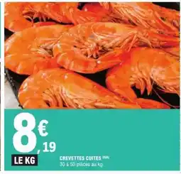 E.Leclerc CREVETTES CUITES offre