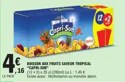 E.Leclerc Boisson aux fruits saveur tropical 'Capri-Sun' offre