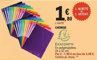 E.Leclerc Chemise offre