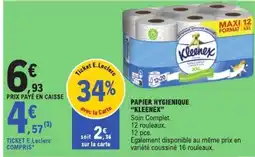 E.Leclerc PAPIER HYGIÉNIQUE KLEENEX offre