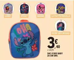 E.Leclerc Sac à dos baby offre