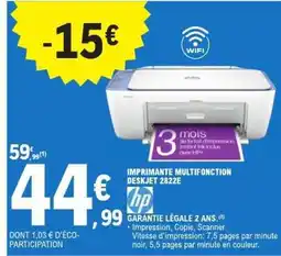 E.Leclerc IMPRIMANTE MULTIFONCTION DESKJET 2822E offre