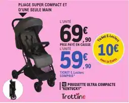 E.Leclerc Poussette Ultra Compacte 'Kentucky' offre