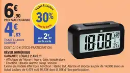 E.Leclerc RÉVEIL NUMÉRIQUE offre