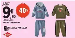 E.Leclerc Ensemble Pantalon Bébé offre
