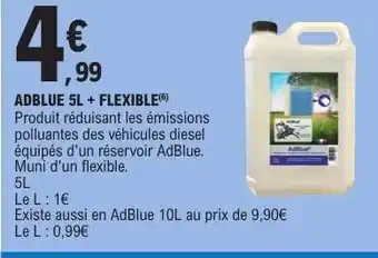 E.Leclerc ADBLUE 5L + FLEXIBLE offre