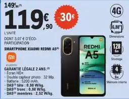 E.Leclerc SMARTPHONE XIAOMI REDMI A5 offre