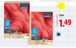 Lidl crelando Cahier offre