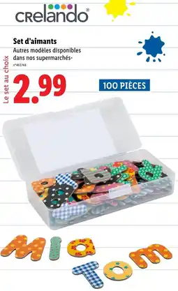 Lidl CRELANDO Set d'aimants offre