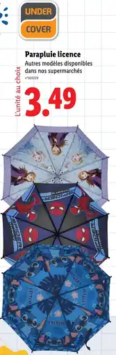 Lidl UNDER COVER Parapluie licence offre