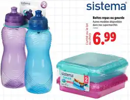 Lidl Sistema Boîtes repas ou gourde offre