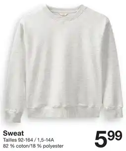 Zeeman Sweat offre