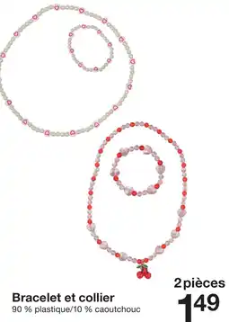 Zeeman Bracelet et collier offre