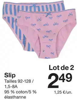 Zeeman Slip offre