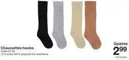 Zeeman Chaussettes hautes offre