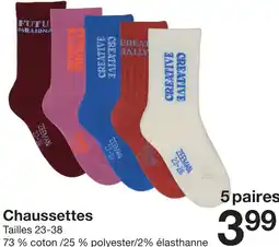 Zeeman Chaussettes offre