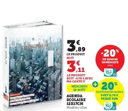 Hyper U Agenda scolaire offre