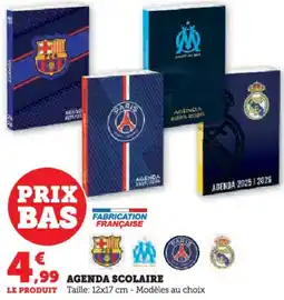Hyper U Agenda scolaire offre