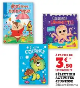 Hyper U Sélection activités jeunesse offre