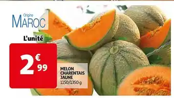 Melon Charentais Jaune