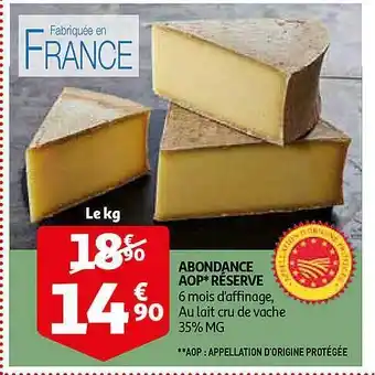 Auchan Direct Abondance Aop Réserve offre