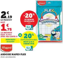 Hyper U Ardoise maped flex offre