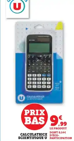 Hyper U Calculatrice scientifique u offre