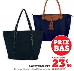 Hyper U Sac étudiante offre