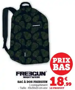 Hyper U Sac à dos freegun offre