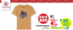 Hyper U Tee shirt garcon offre