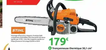 Mr Bricolage Tronçonneuse Thermique 30.1 Cm3 Stihl offre