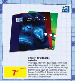 Intermarché Contact OXFORD Cahier offre