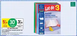 Intermarché Contact EXACOMPTA Lot 3 protège cahier offre