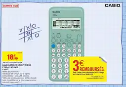 Intermarché Contact CASIO Calculatrice scientifique fx92+classwiz offre