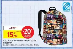 Intermarché Contact FREEGUN Sac à dos 1 compartiment game offre