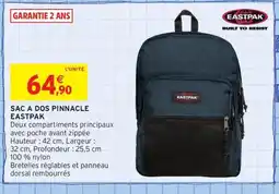 Intermarché Contact EASTPAK Sac a dos pinnacle offre