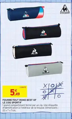 Intermarché Contact Fourre-tout rond best of le coq sportif offre