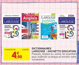 Intermarché Contact Dictionnaires larousse - hachette education offre