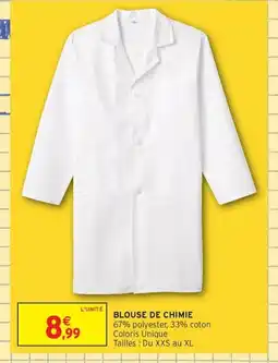 Intermarché Contact Blouse de chimie offre