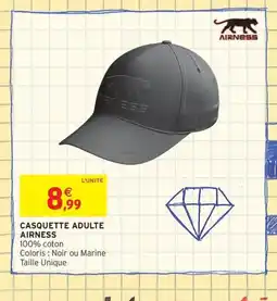 Intermarché Contact AIRNESS Casquette adulte offre