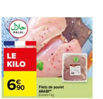 Carrefour Filets De Poulet Arabi offre