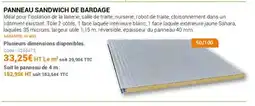 Agrial Panneau sandwich de bardage offre